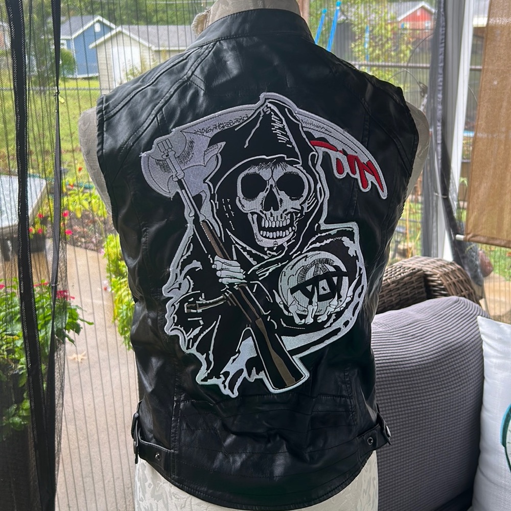 Ruby Rose Motorcycle Sleeveless Jacket